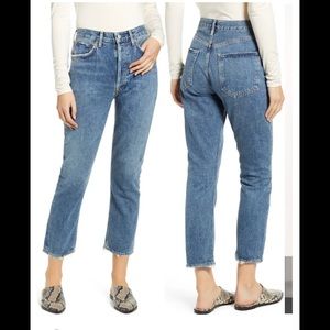 AGOLDE Riley Jeans in color Frequency - Size 24